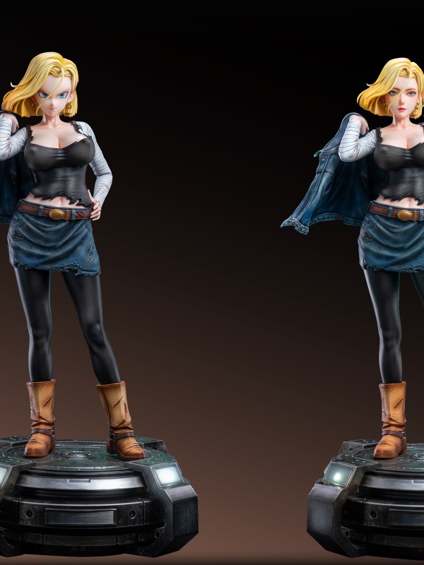 MUK Studio Dragon Ball Android 18 Femme Fatale Hot Sexy 1/4 Statue